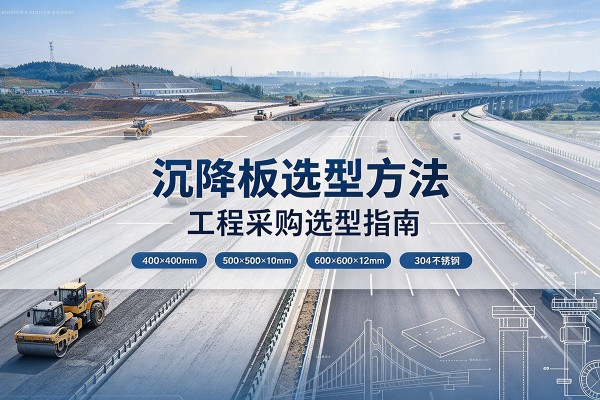 登封沉降板选择方法