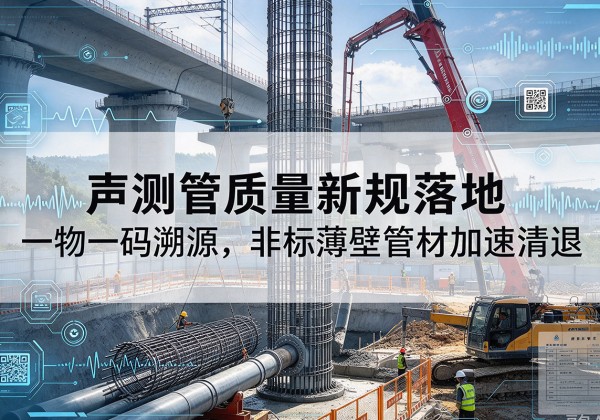 登封声测管质量新规落地，一物一码溯源，非标薄壁管材加速清退