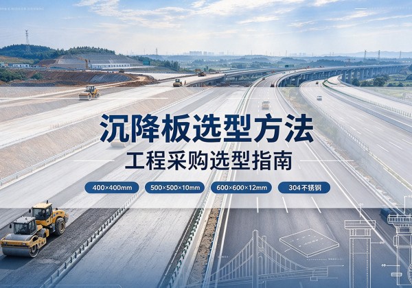 登封沉降板选择方法
